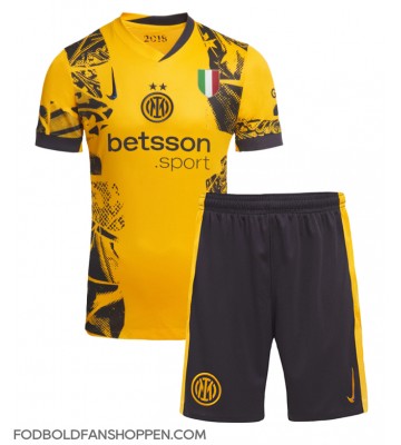 Inter Milan Denzel Dumfries #2 Tredjetrøje Børn 2024-25 Kortærmet (+ Korte bukser)